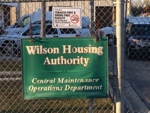 Tobacco-free signs are going up on all Wilson Housing Authority properties and buildings in advance of the housing authority going tobacco free on January 1, 2018. The policy change is being made to bring the housing authority into compliance with a HUD mandate that all housing authorities be smoke free by the end of July.